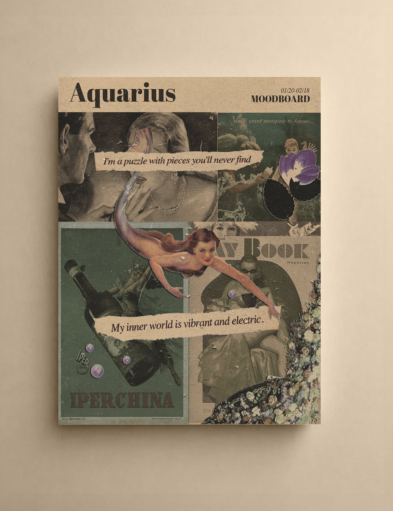 Zodiac Moodboard Prints