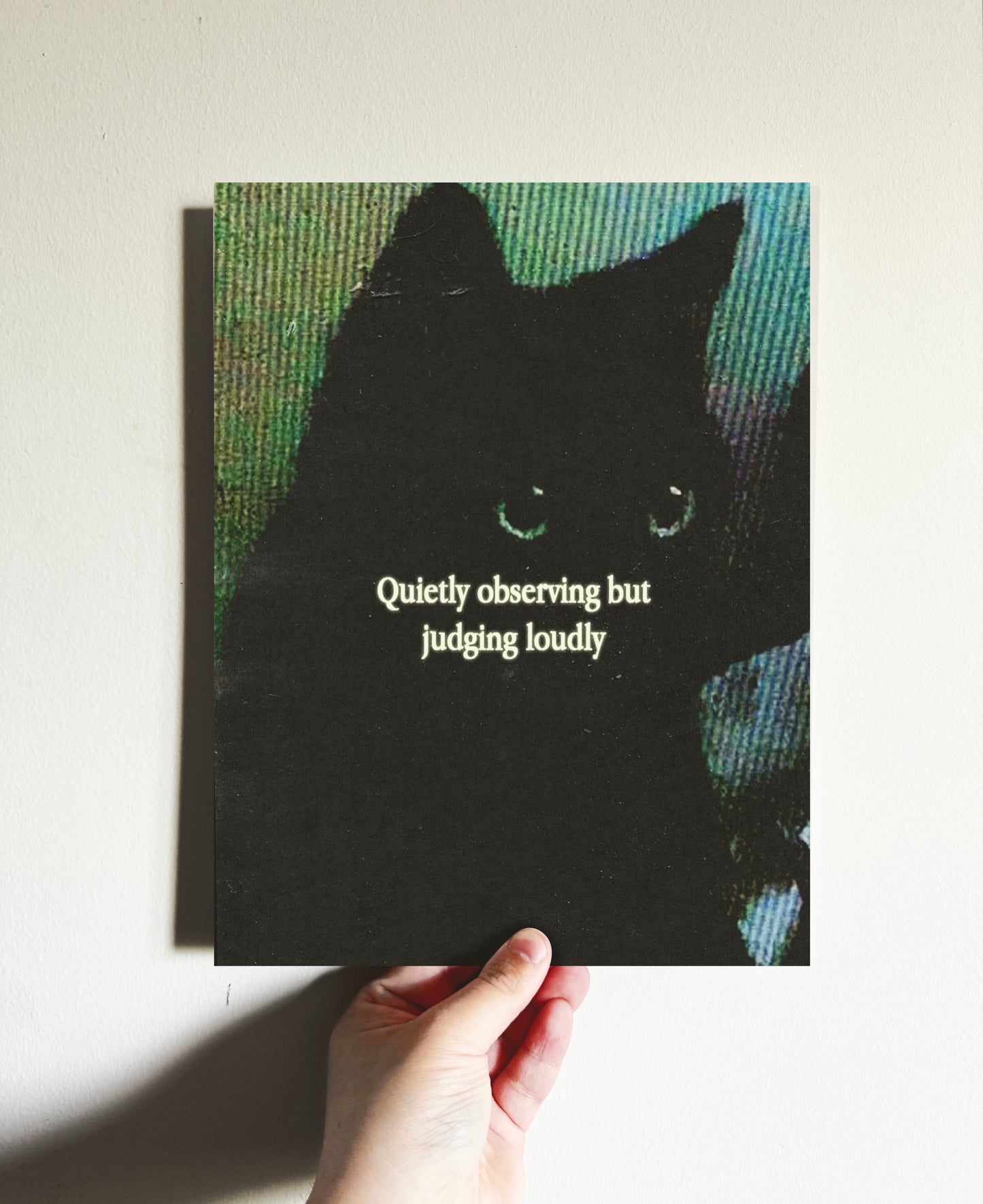 Quietly Observing Print