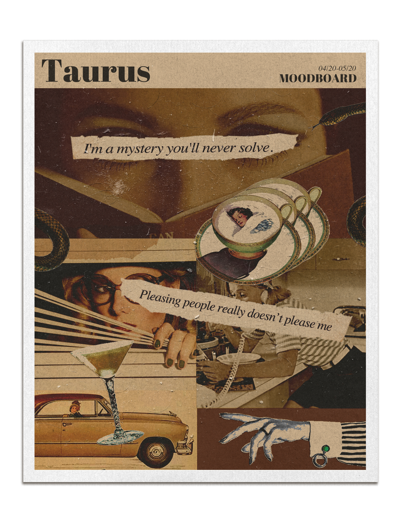 Zodiac Moodboard Prints