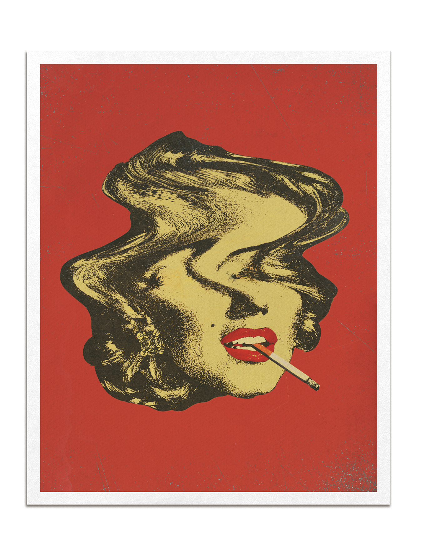 trippy marilyn print
