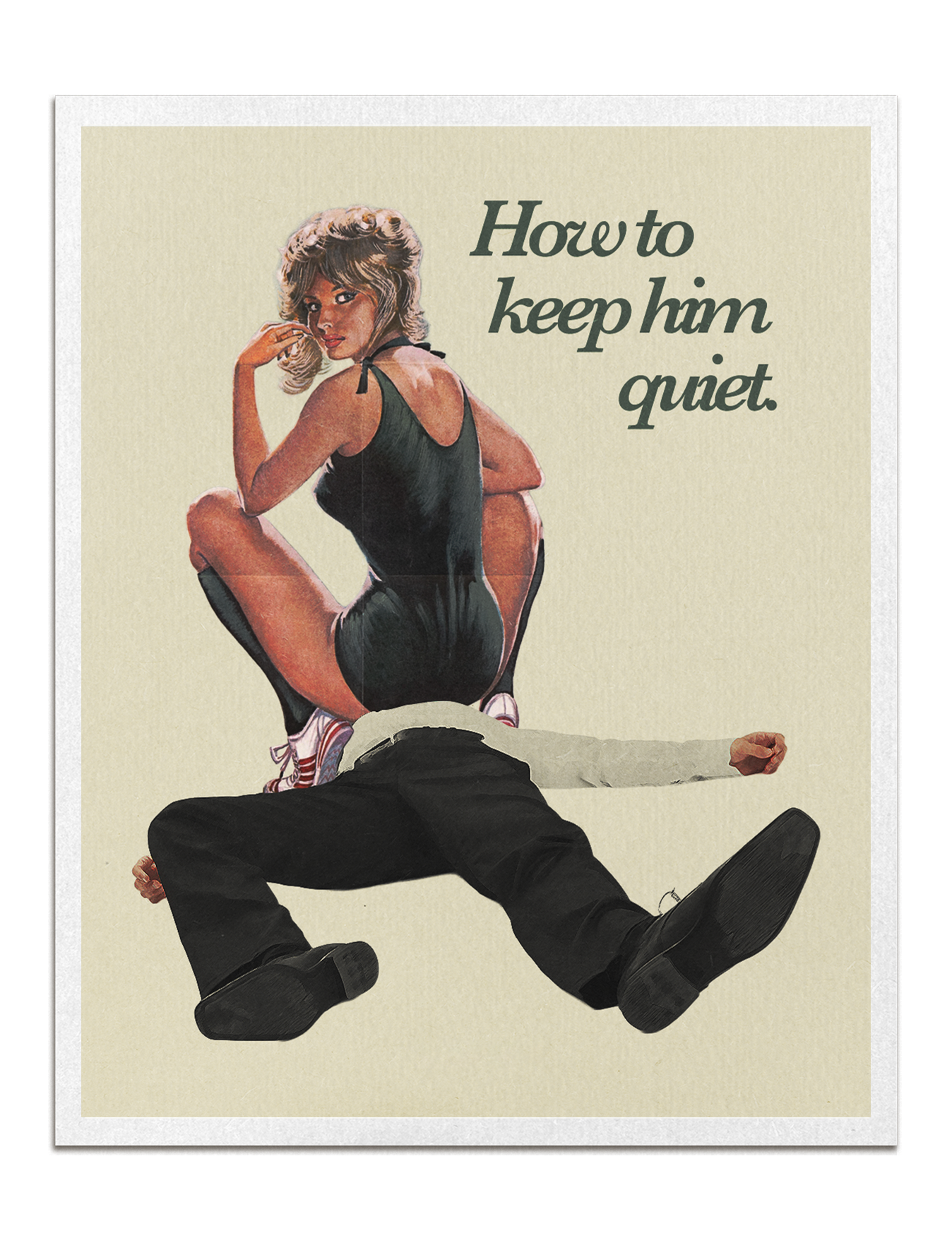 keep him quiet print