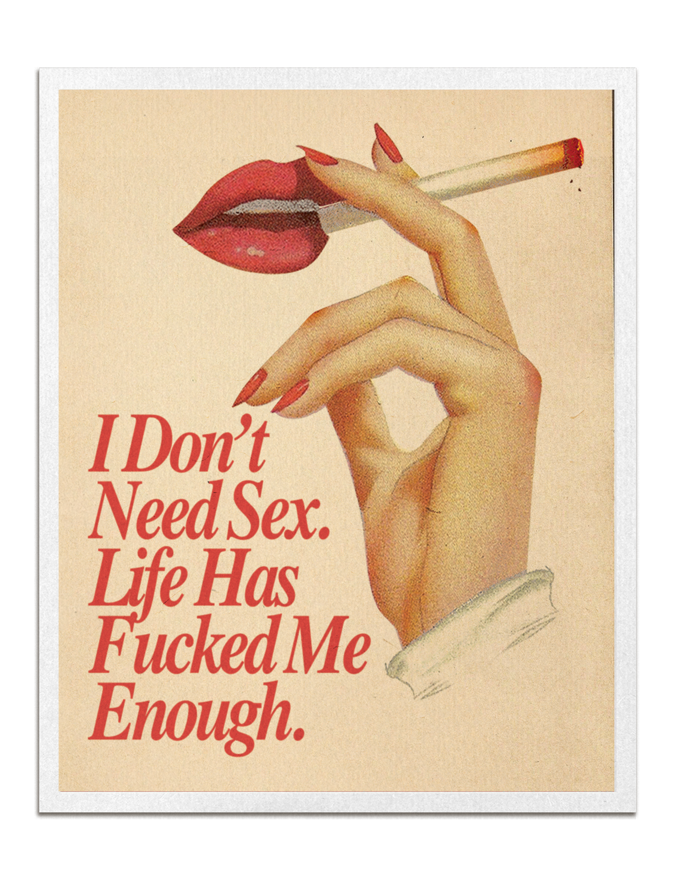 don't need s*x print