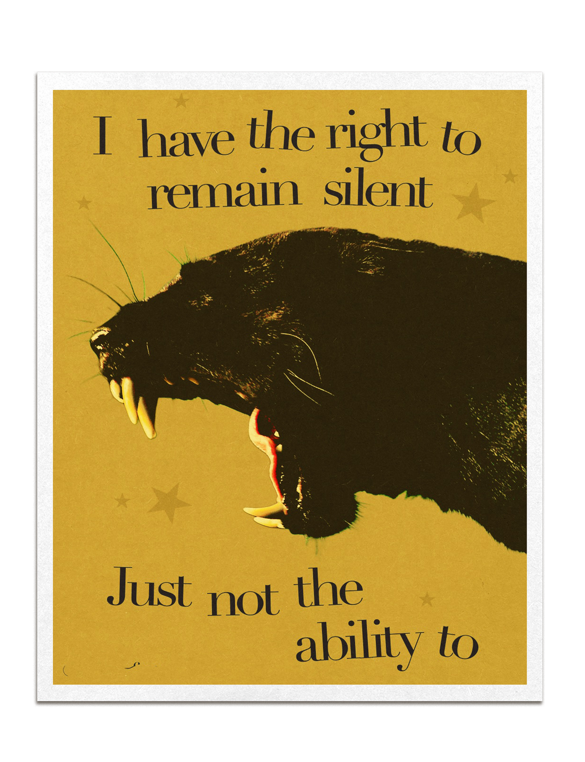 Remain Silent Print