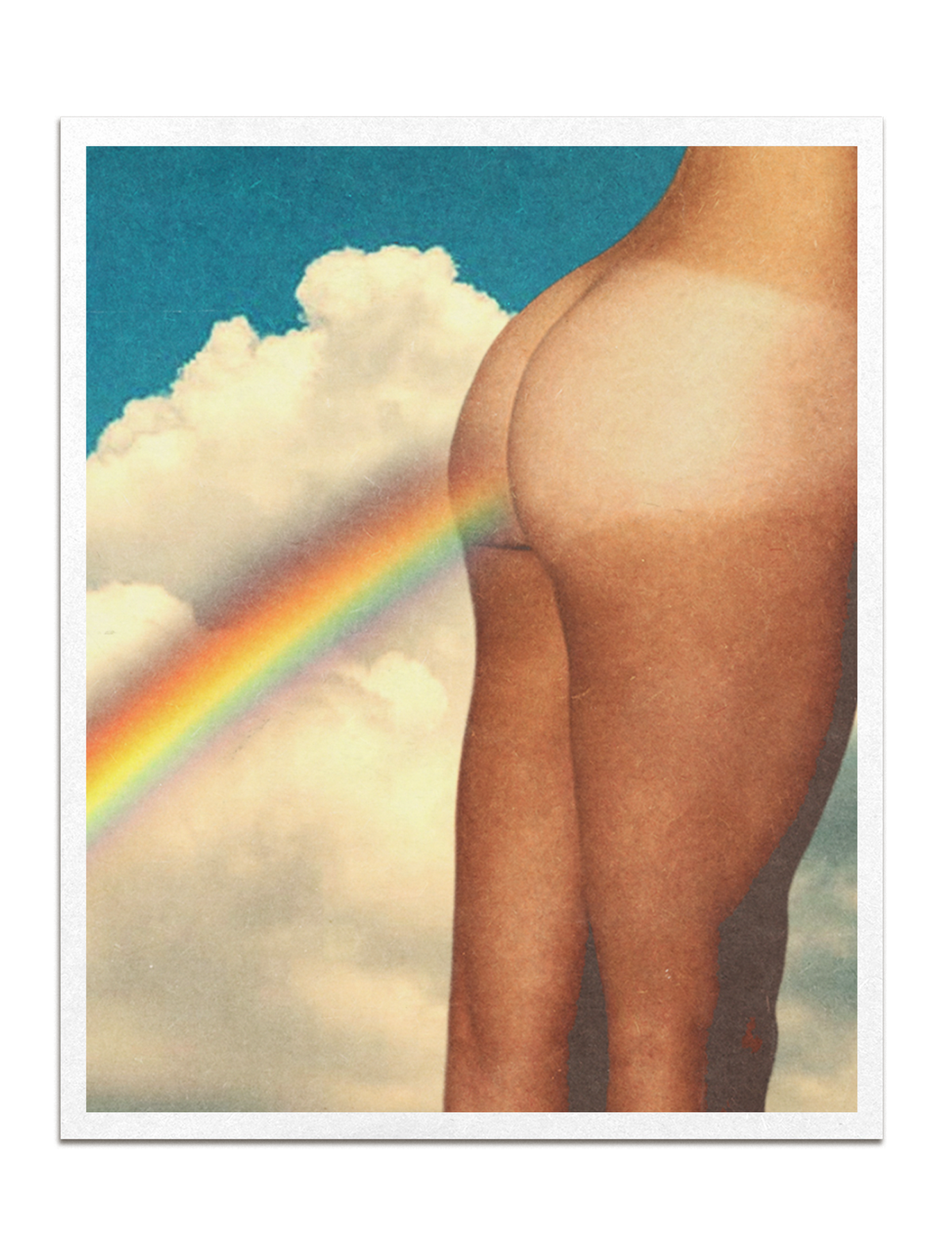 Rainbutt Print