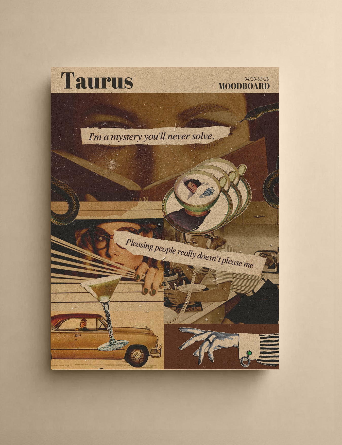 Zodiac Moodboard Prints