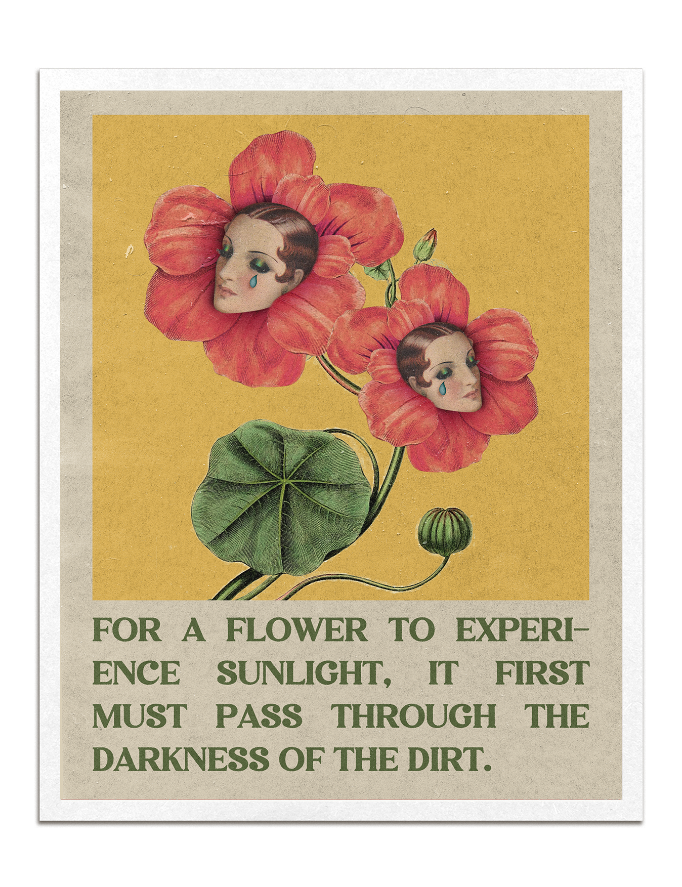 Through the dirt Print