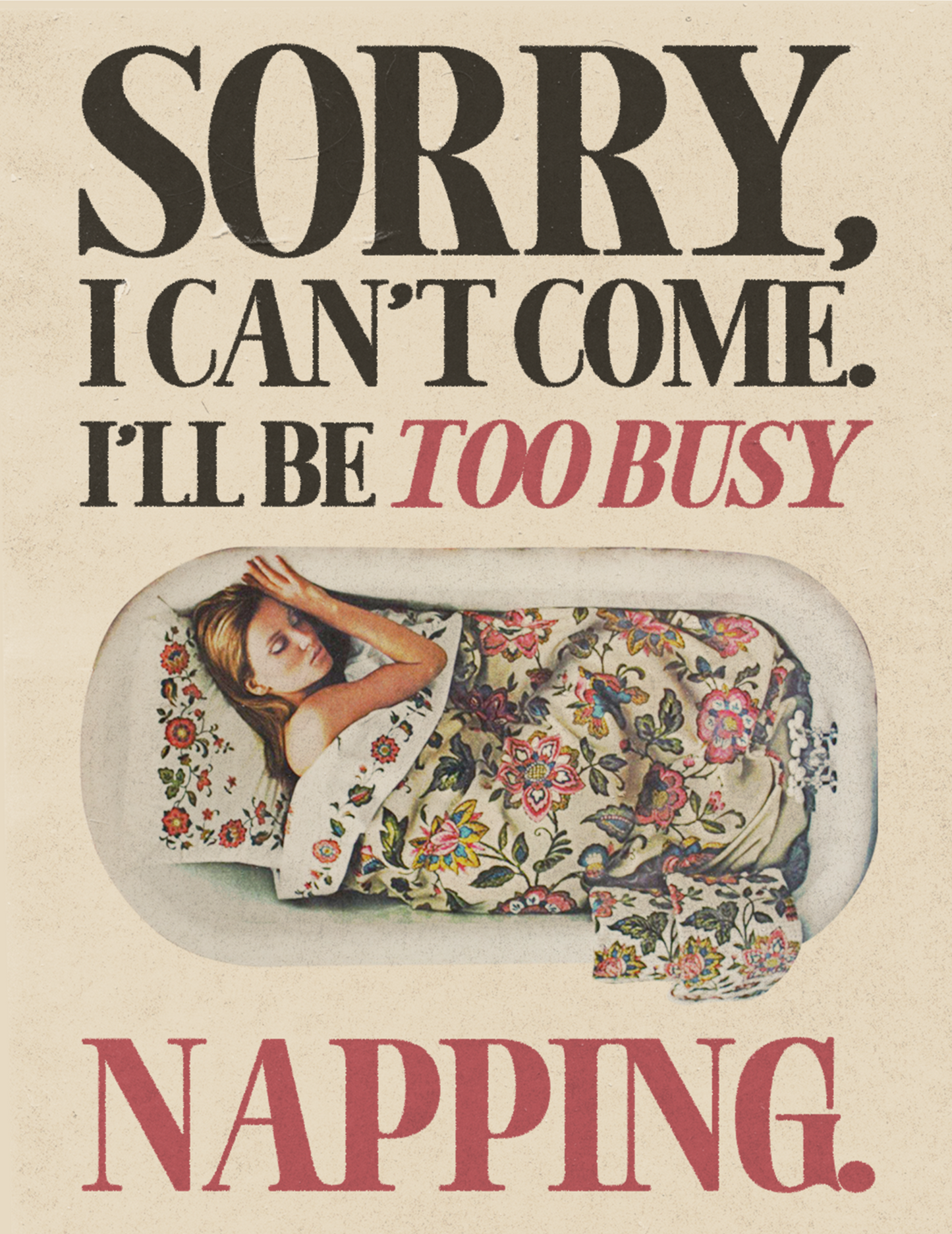 Too Busy Print
