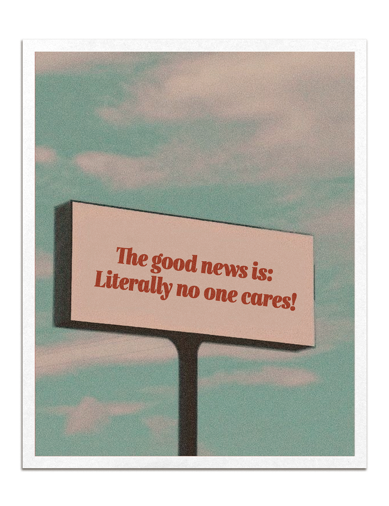 Good News Art Print