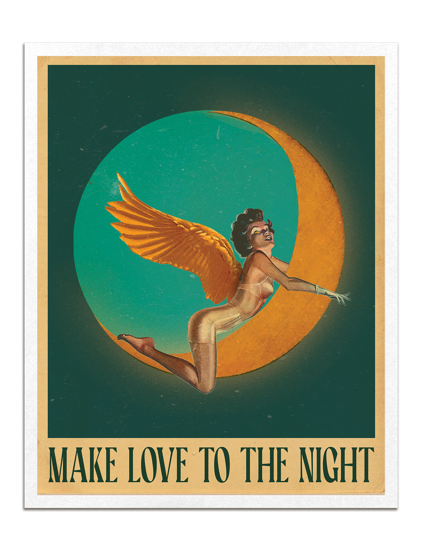 make love to the night print