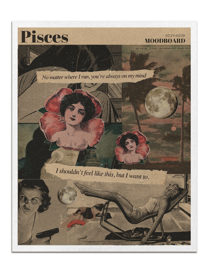 Zodiac Moodboard Prints