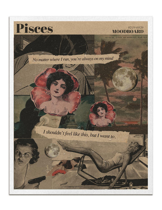 Zodiac Moodboard Prints