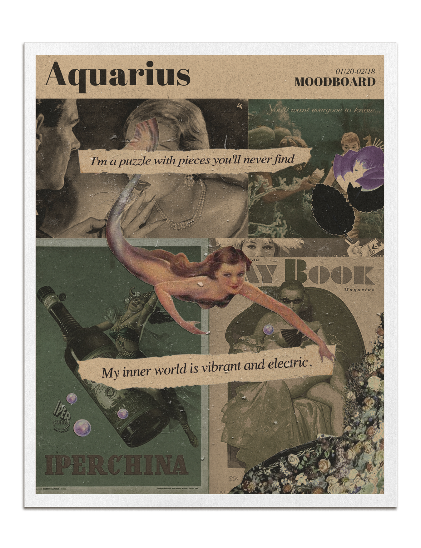 Zodiac Moodboard Prints