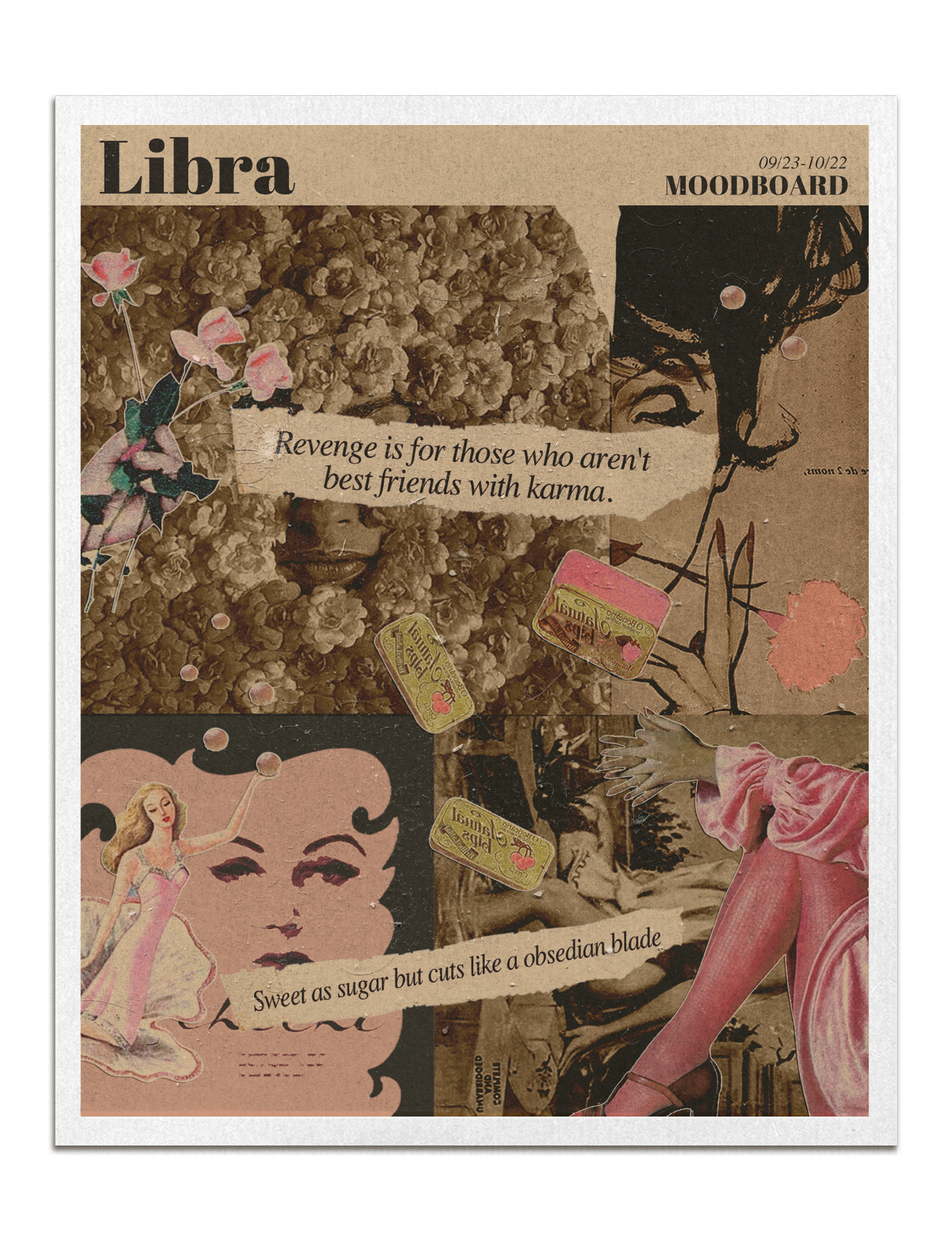 Zodiac Moodboard Prints