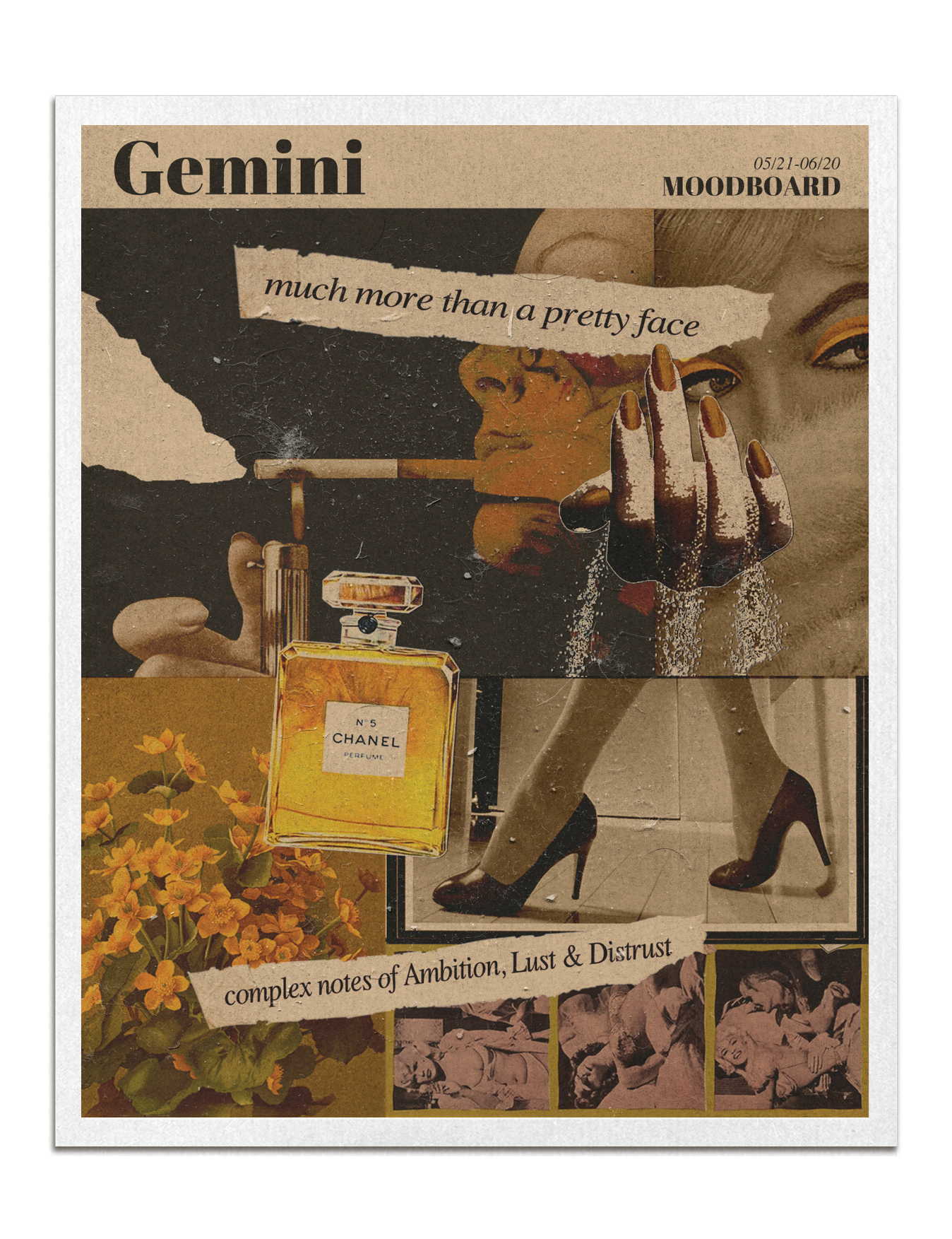 Zodiac Moodboard Prints