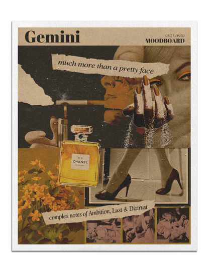 Zodiac Moodboard Prints