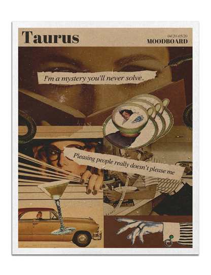 Zodiac Moodboard Prints
