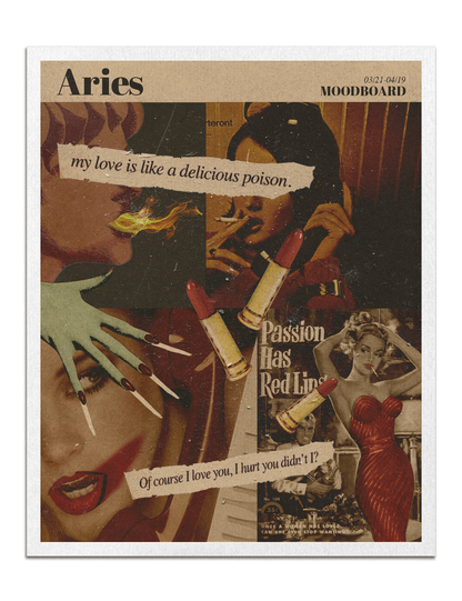 Zodiac Moodboard Prints