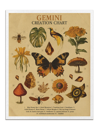 Zodiac Nature Charts