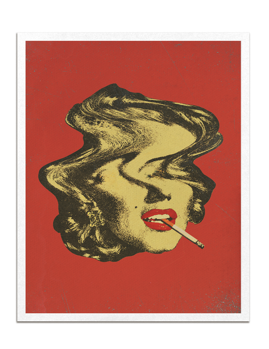 trippy marilyn print