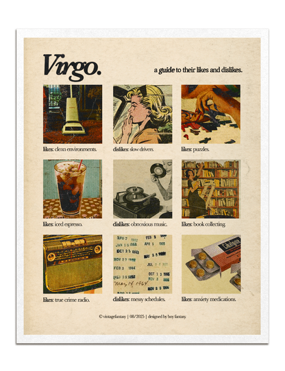 zodiacs likes & dislikes charts