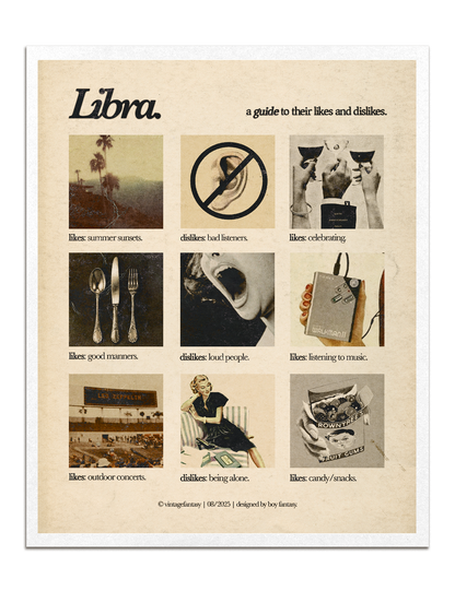 zodiacs likes & dislikes charts