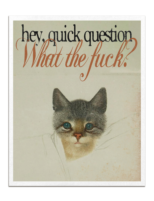 quick question print