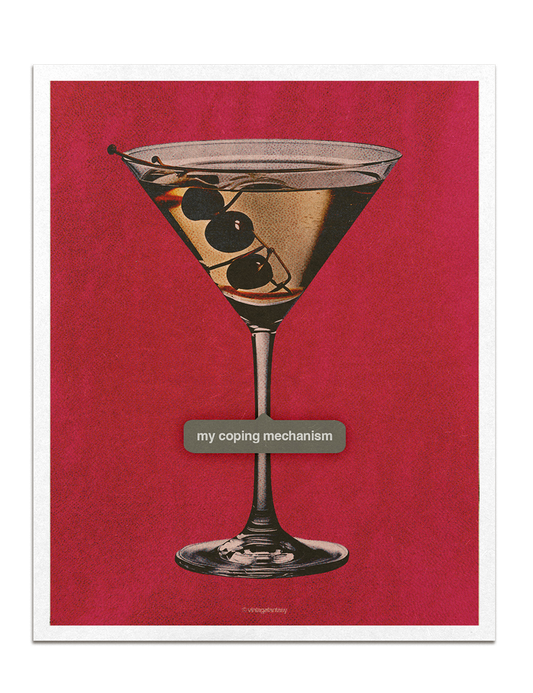 coping mechanism print