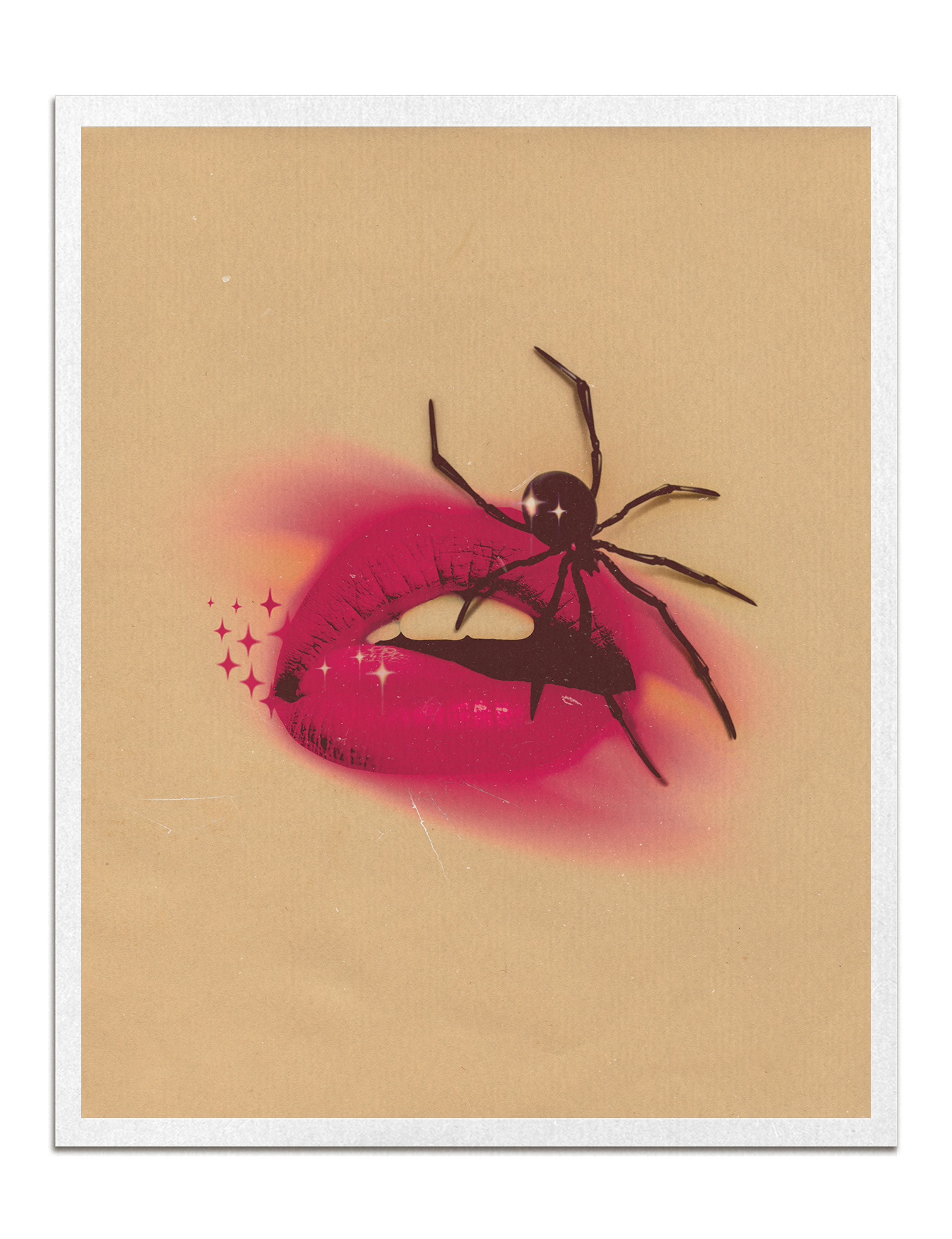 spider lips print