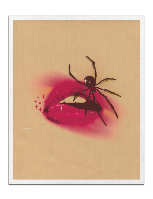 spider lips print