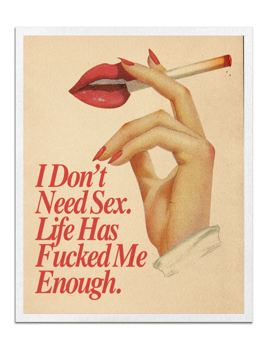 don't need s*x print