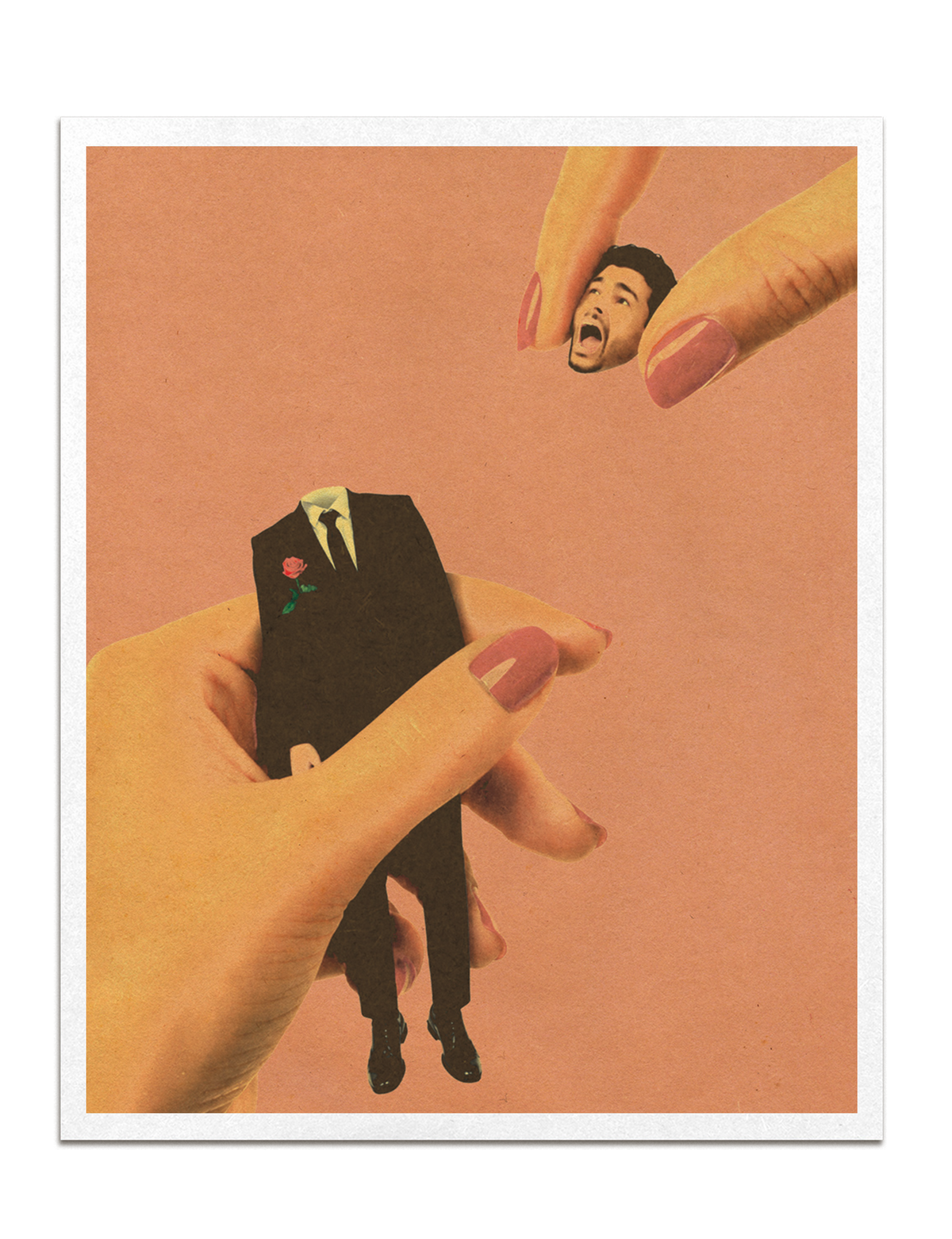 Headless Groom Print
