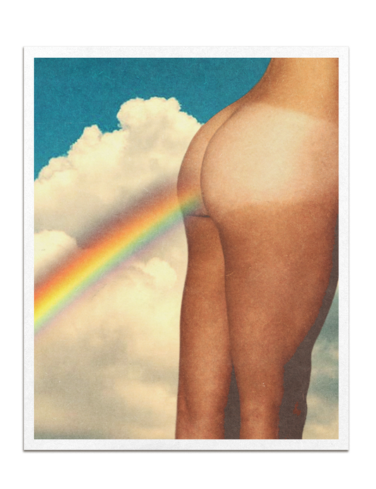 Rainbutt Print