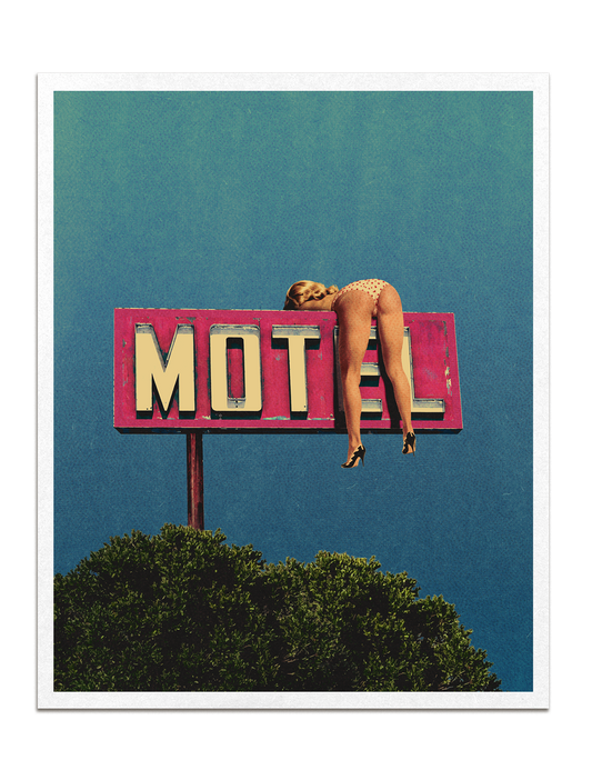 Motel Girl Print