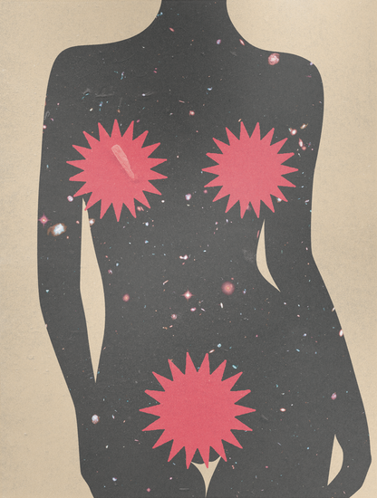 Space Girl Print