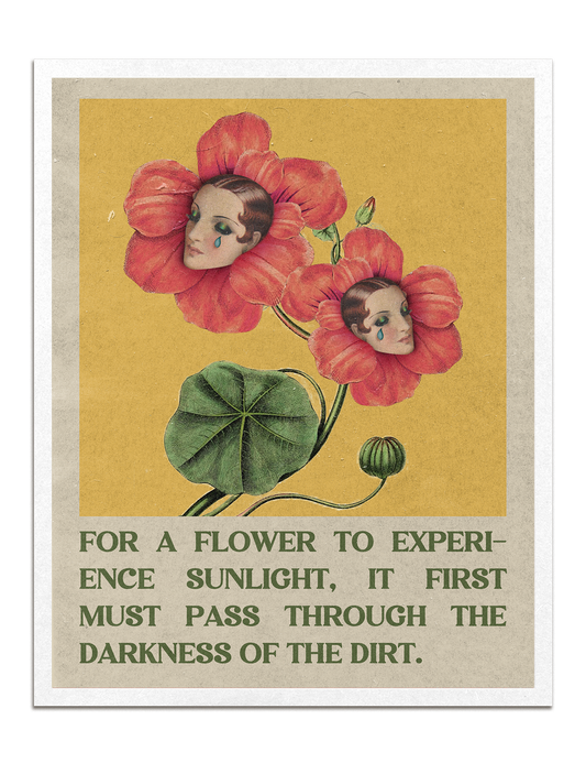 Through the dirt Print