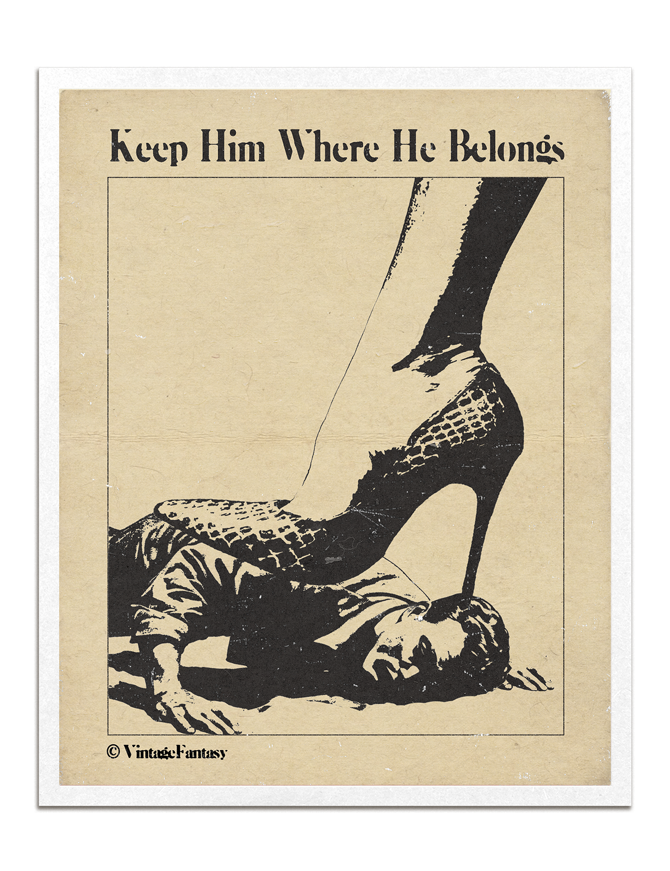where he belongs print