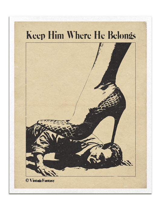 where he belongs print