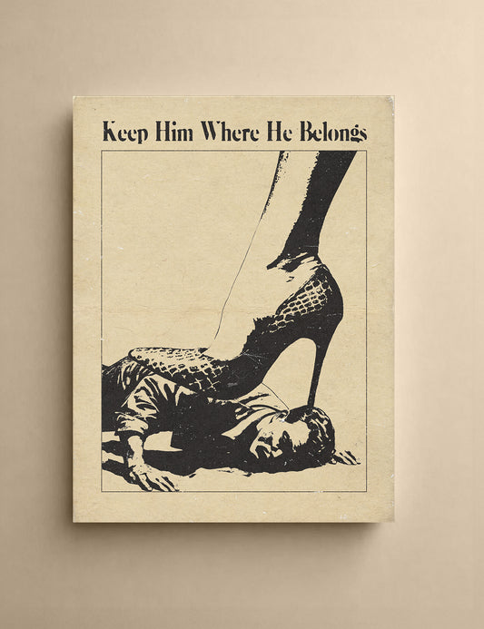 where he belongs print